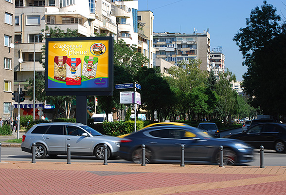 Design billboard - products Krina