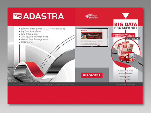 Graphic design and prepress of �n advertising wall for an exposition stand.